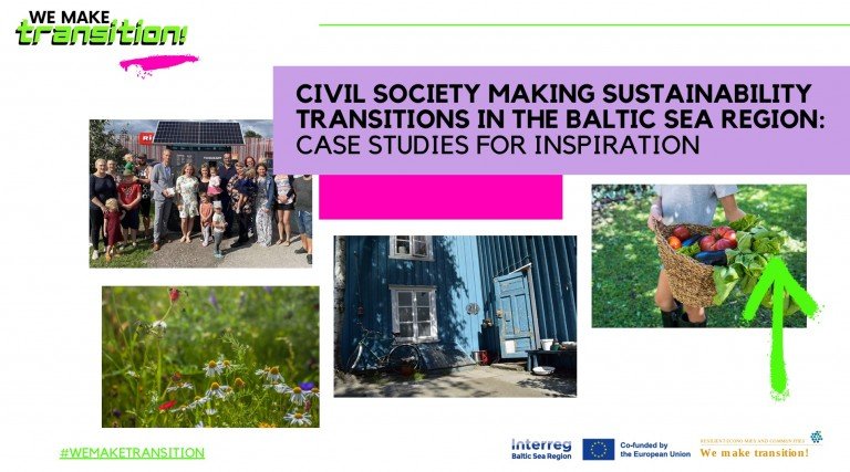 Case studies on civil society making sustainability transitions